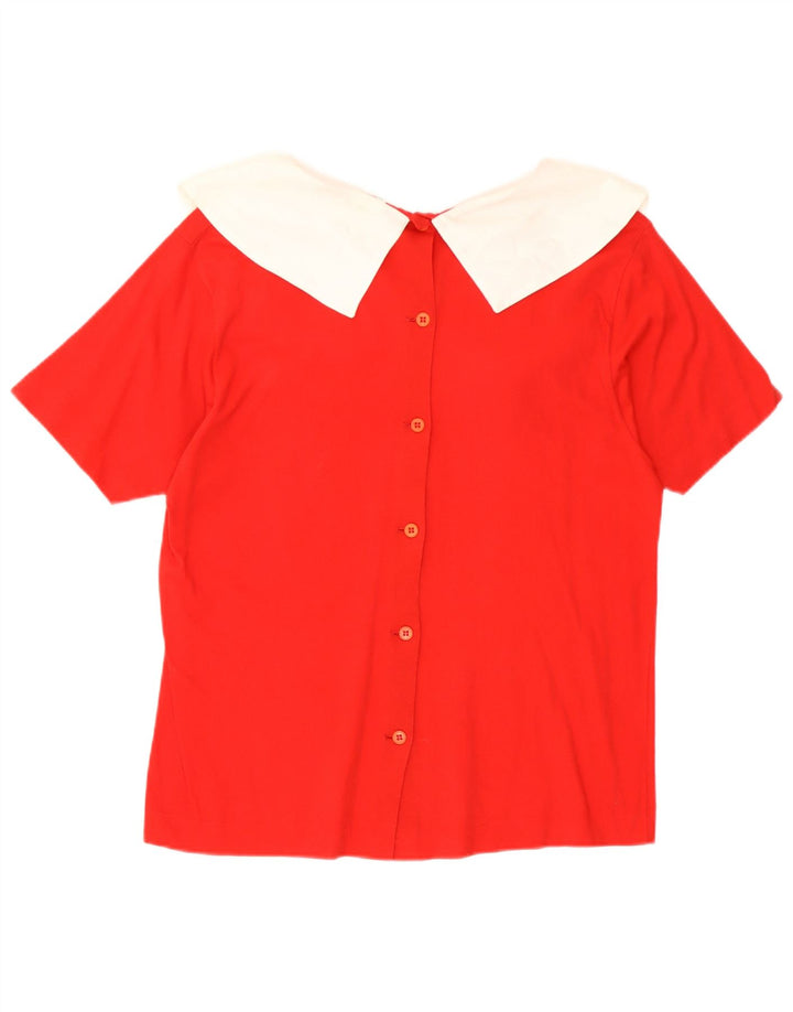 Camicetta da donna Benetton Top UK 14 Colorblock rosso medio
