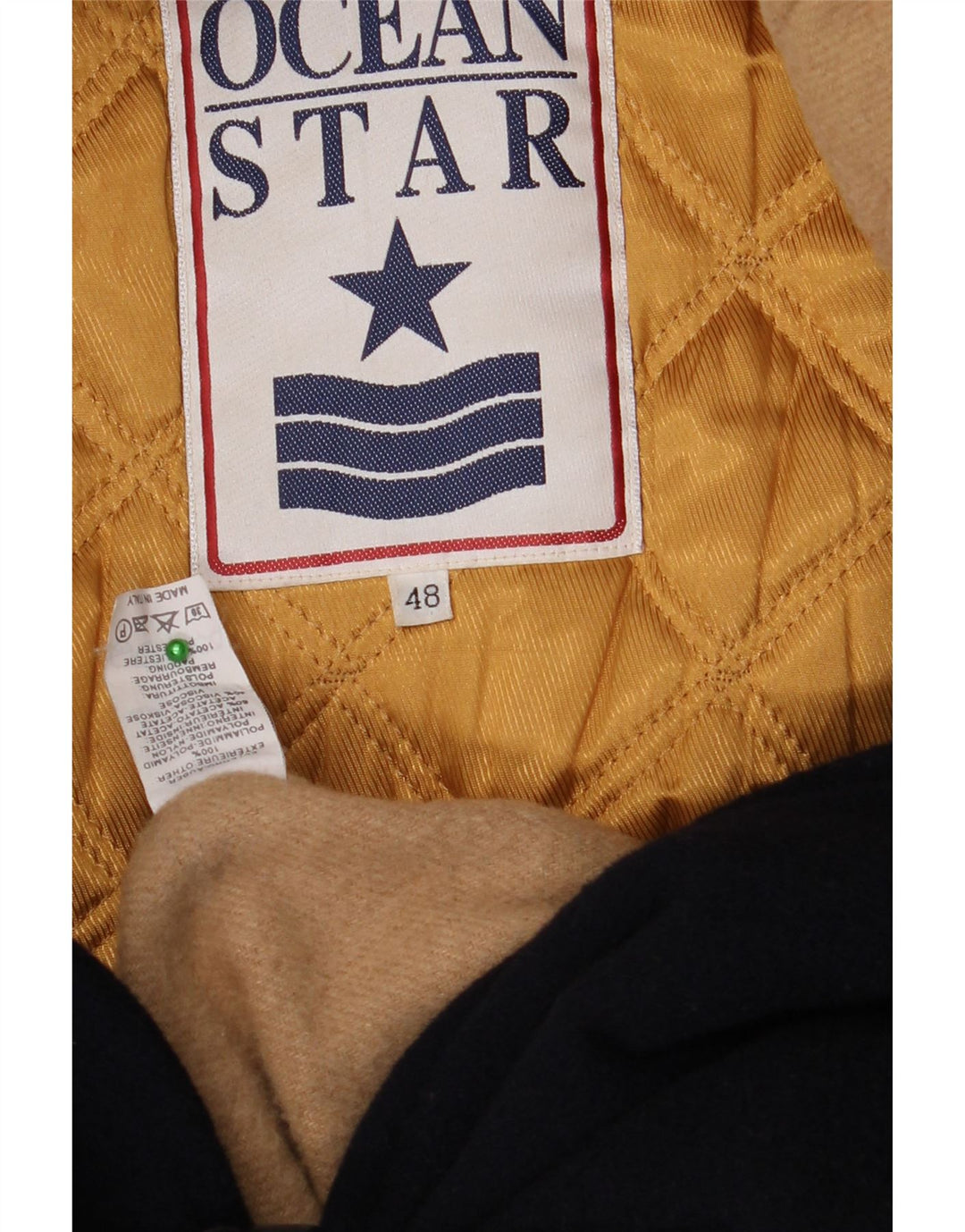 Montgomery da uomo con cappuccio Ocean Star IT 48 Medio Blu Navy Poliammide