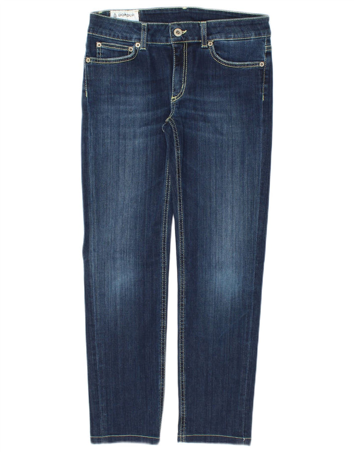 DONDUP Womens Cropped Jeans W28 L25 Blue