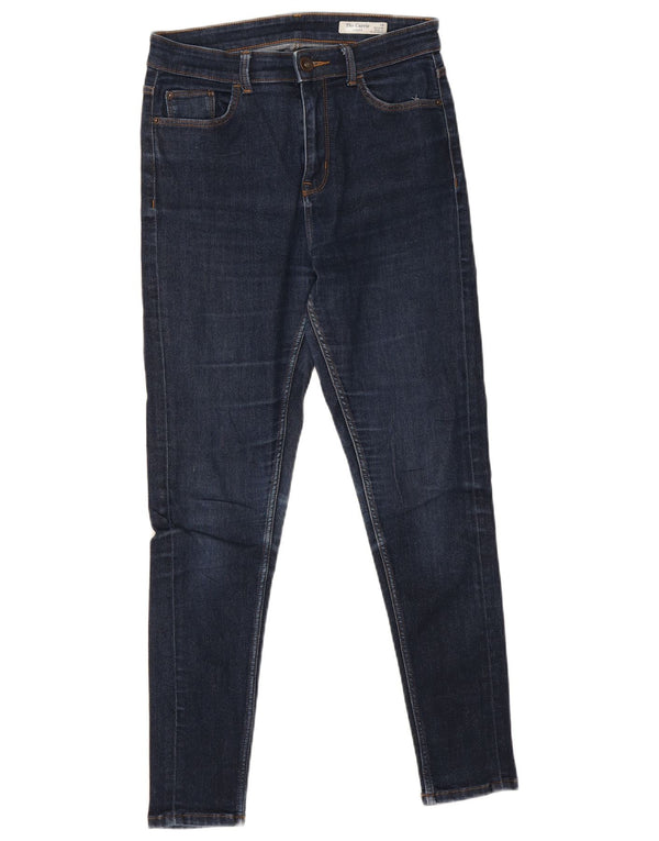 Jeans skinny da donna Marks & Spencer UK 10 piccoli W28 L27 blu navy