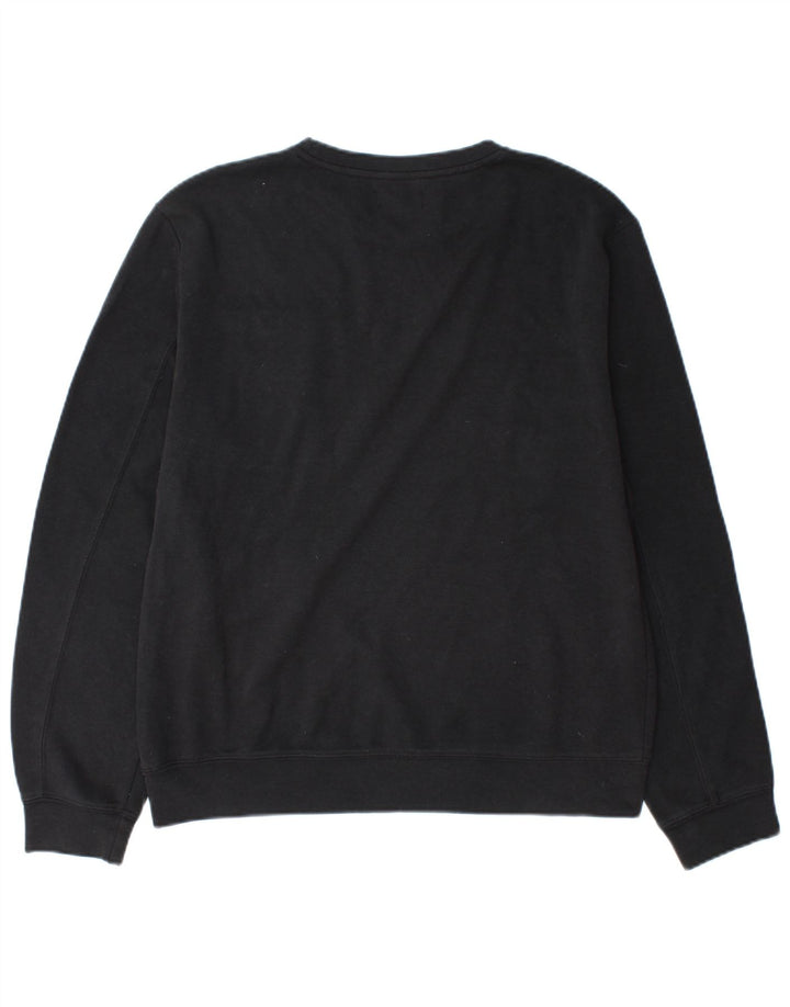 Felpa grafica da uomo Zara, maglione medio, nero, poliestere
