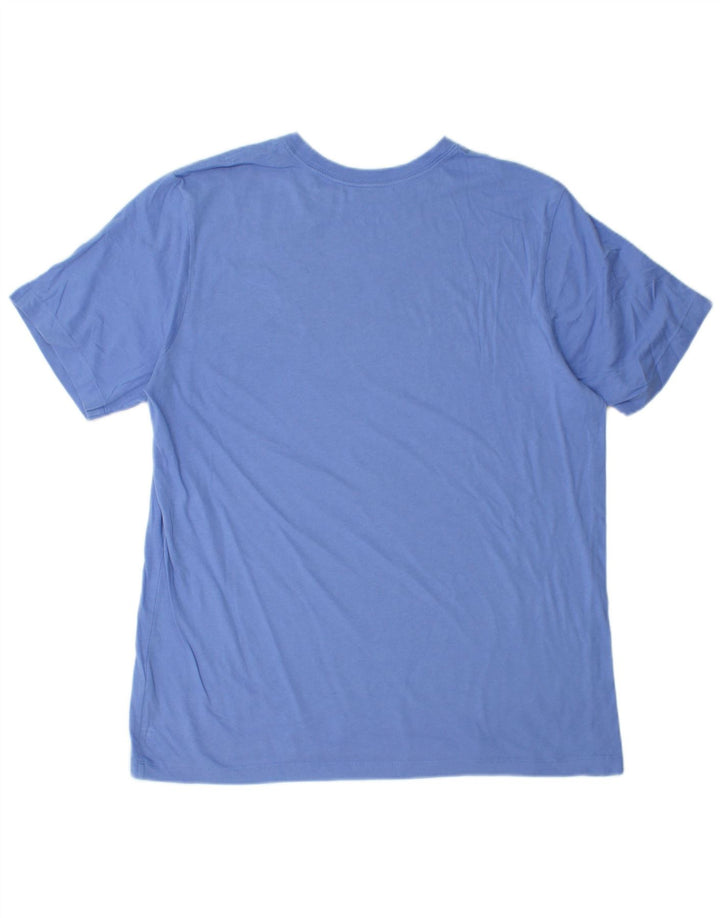 T-shirt da uomo Nike Top Large in cotone blu