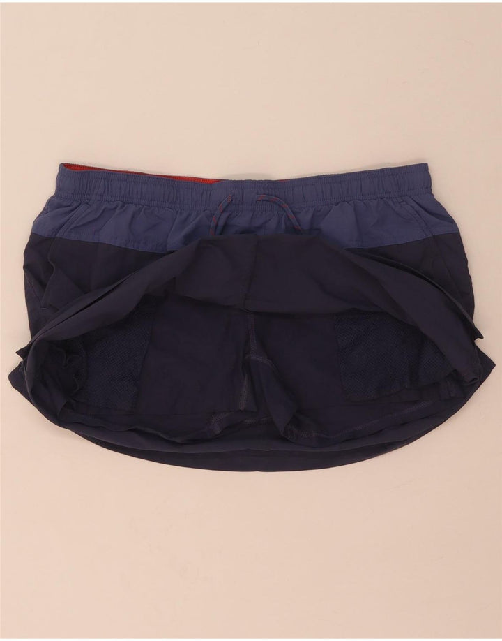 Gonna Columbia da donna UK 14 grande in nylon color block blu navy