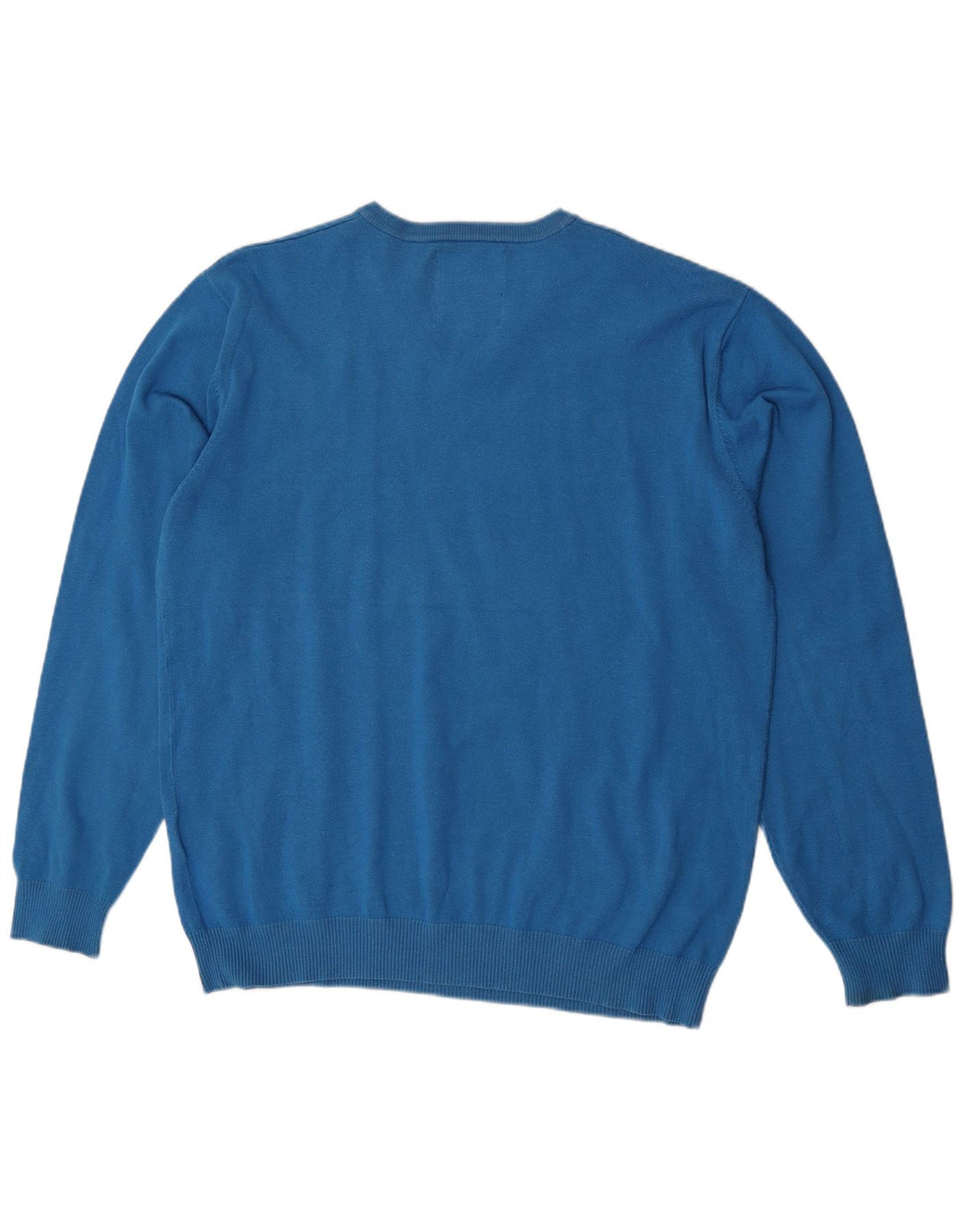 Maglione maglione con scollo a V da uomo Jack & Jones 2XL acrilico blu