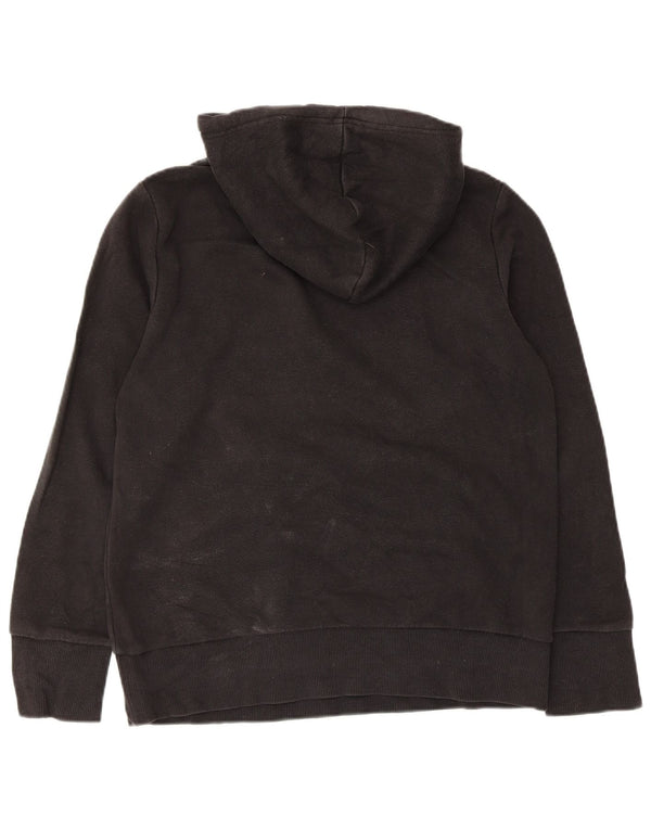 Felpa con cappuccio grafica da donna Adidas UK 12/14 Medium Nero