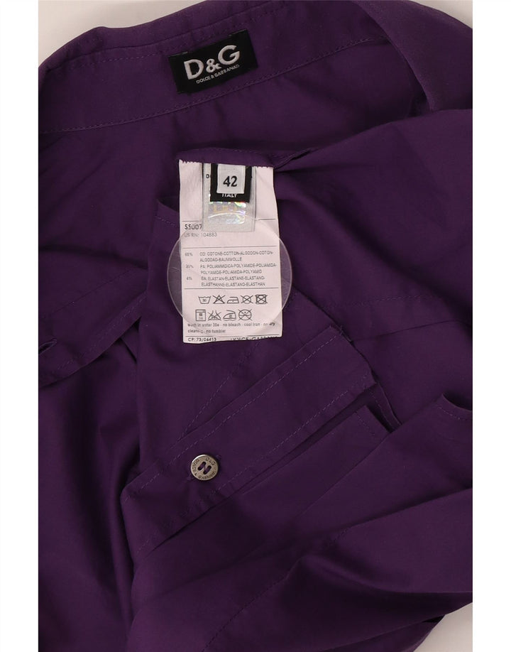 Camicia Donna Dolce & Gabbana IT 42 Cotone Viola Medio