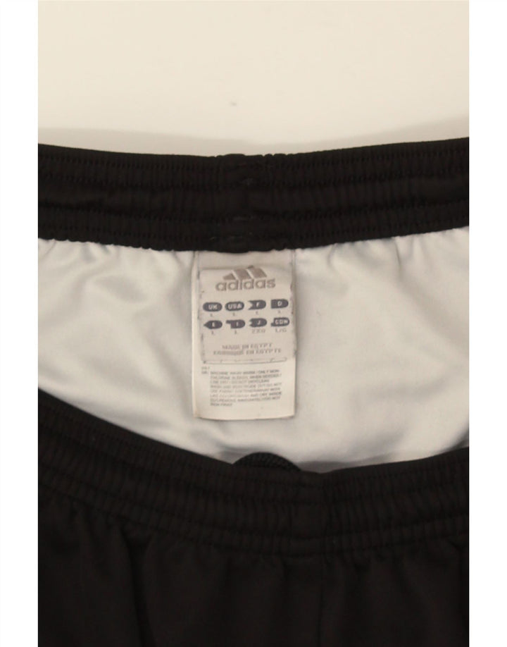 Pantaloncini sportivi Adidas Climalite da uomo grandi in poliestere nero