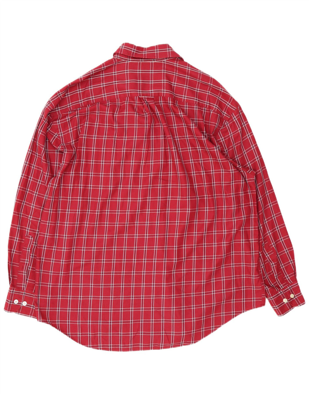 Camicia da uomo Nautica XL in cotone a quadri rossi