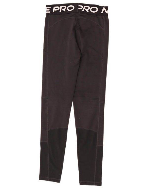 Leggings grafici Nike Dri Fit per ragazze 13-14 anni XL poliestere nero