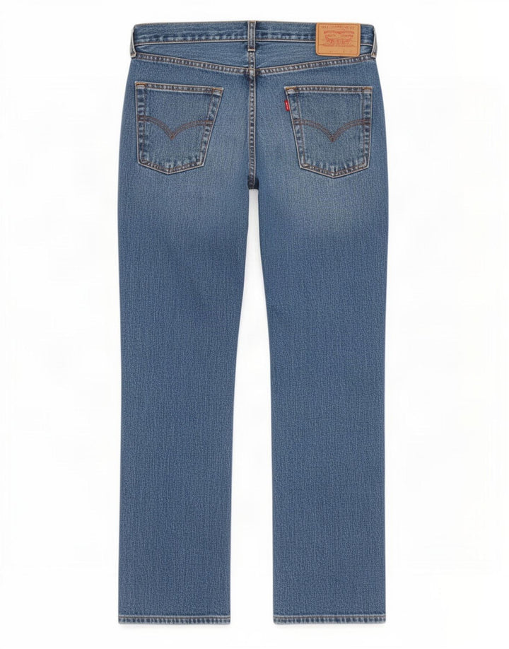 Levi's Uomo 595 Jeans dritti W34 L29 Cotone blu