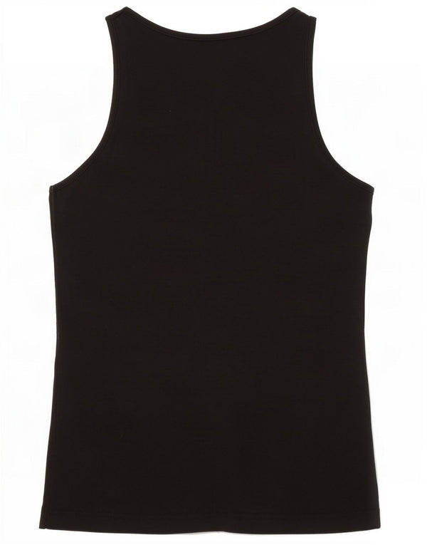 Canotta da donna di Dack UK 14 grande cotone nero