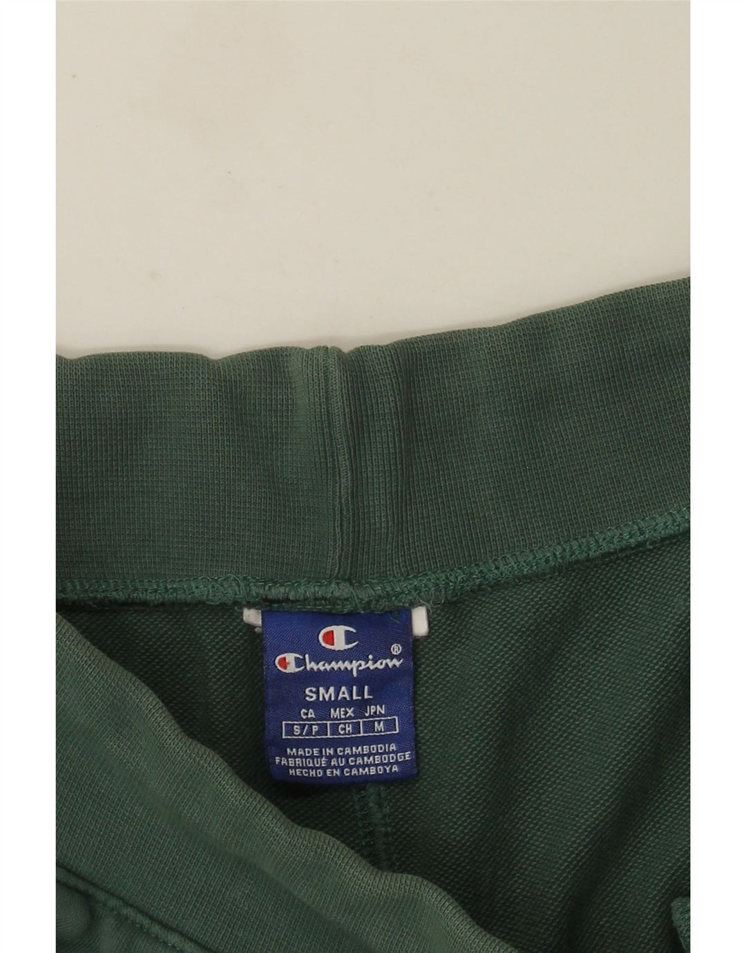 Pantaloncini sportivi grafici da uomo Champion piccoli verdi