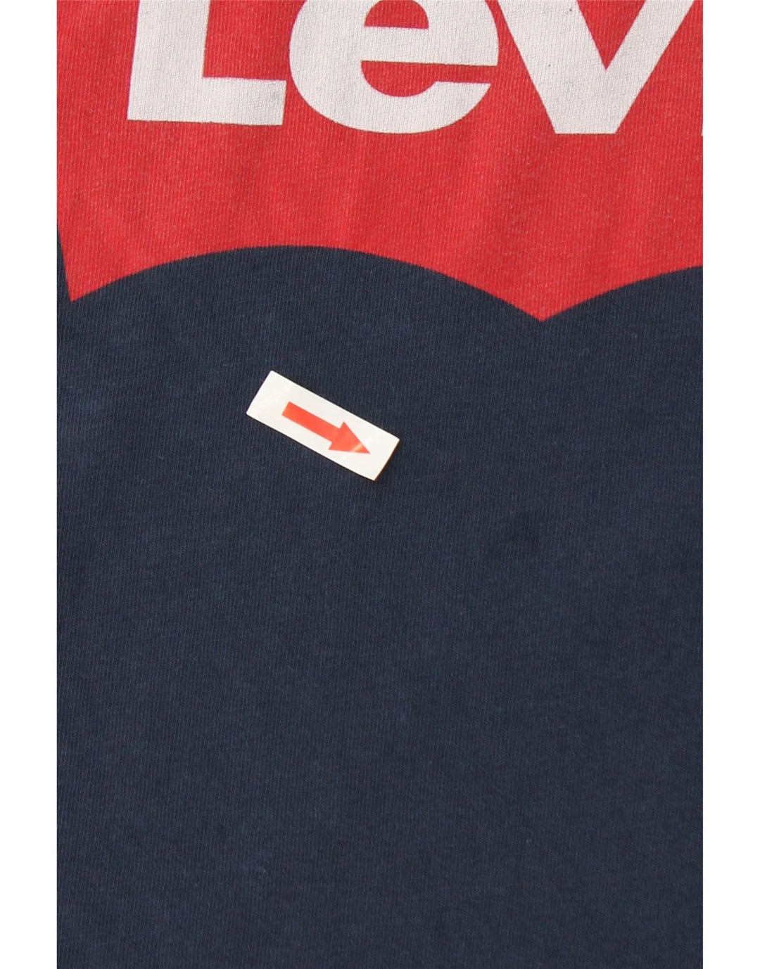 T-shirt grafica da uomo Levi's Top Small in cotone blu navy