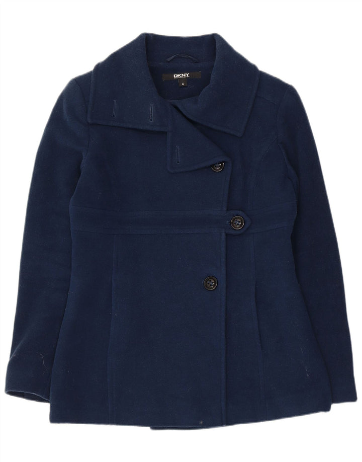 Soprabito da donna Dkny US 4 Small in lana blu navy
