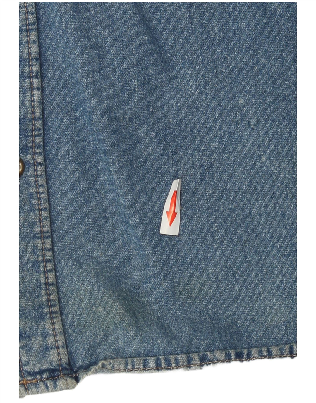 Camicia di jeans da uomo Diesel XL in cotone blu