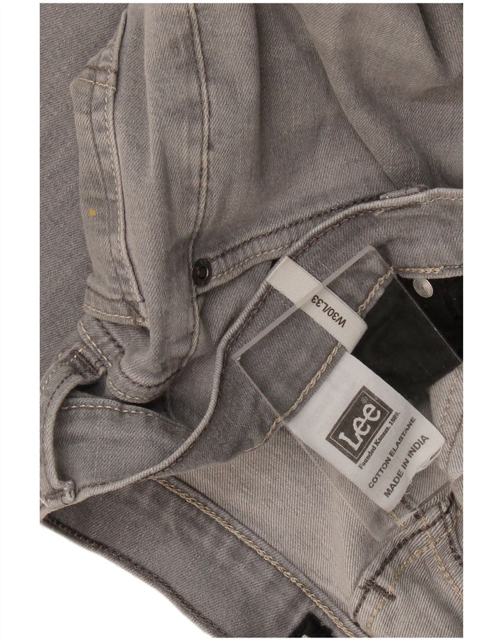 LEE Womens Slim Jeans W30 L33  Grey Cotton