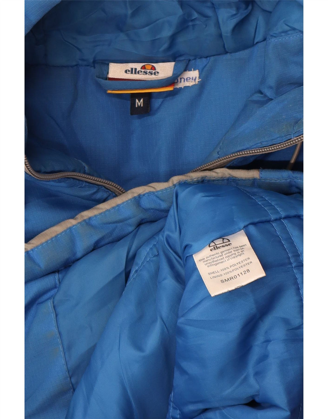 Giacca imbottita grafica da uomo Ellesse UK 38 Colorblock medio multicolore