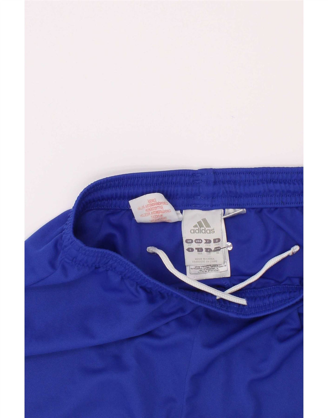 Pantaloncini sportivi Adidas Climalite da ragazzo 9-10 anni in poliestere blu