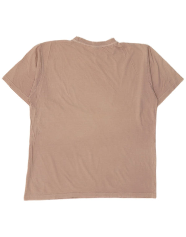T-shirt grafica da uomo QUIKSILVER Top XL in cotone rosa