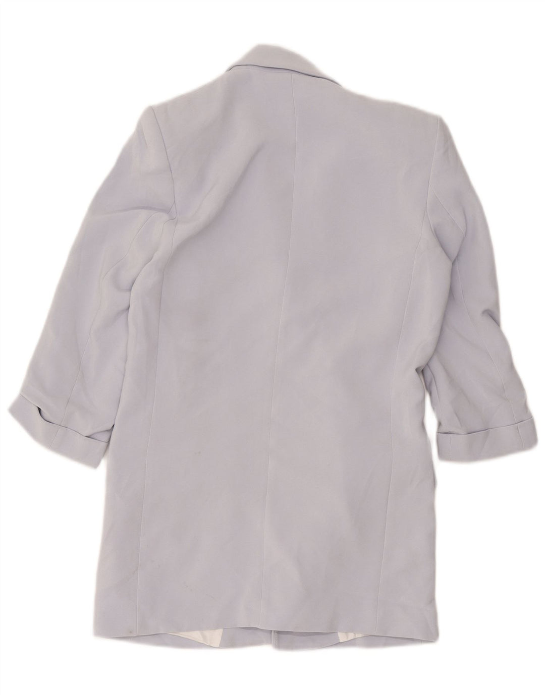 Giacca blazer ampia da donna Zara taglia aperta UK 6 XS poliestere viola