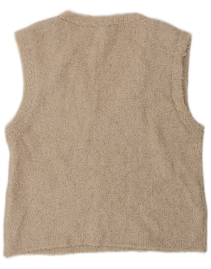 Canotta canotta da donna Zara UK 14 Poliestere beige medio