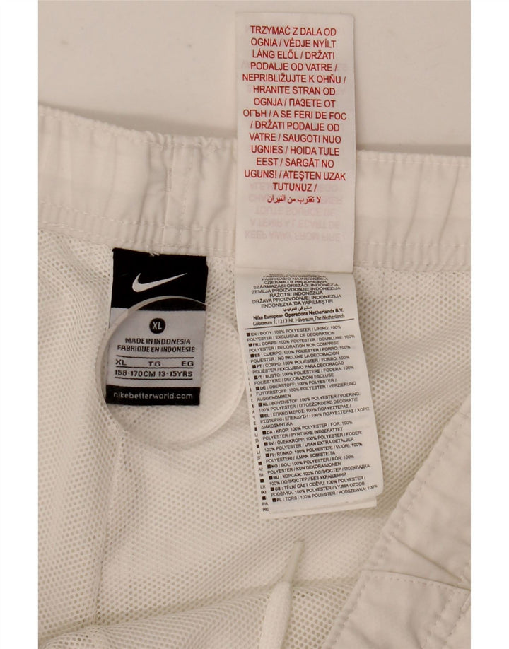 Pantaloncini sportivi Nike da bambino 13-14 anni XL poliestere bianco