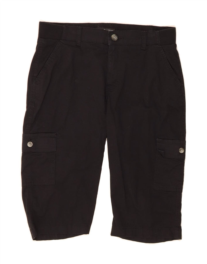 LEE Womens Relaxed Fit Mid Rise Cargo Shorts US 8 Medium W30  Black Vintage Lee and Second-Hand Lee from Messina Hembry 