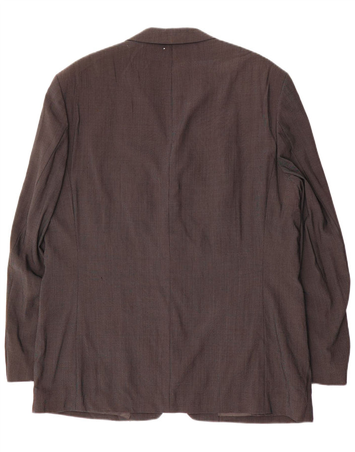 Giacca blazer da uomo a 3 bottoni Zara EU 52 grande lana grigia