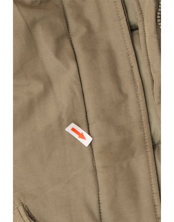 Gas Parka imbottito con cappuccio da donna UK 14 Medium Khaki