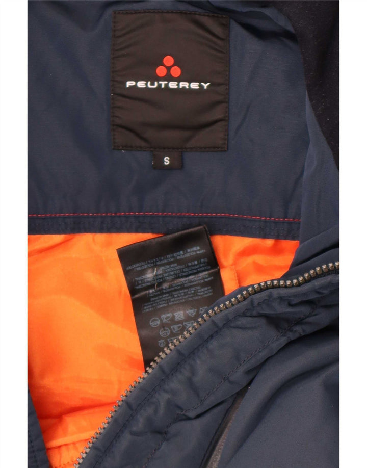 PEUTEREY Giacca imbottita da uomo UK 36 Small Blu Navy Poliammide