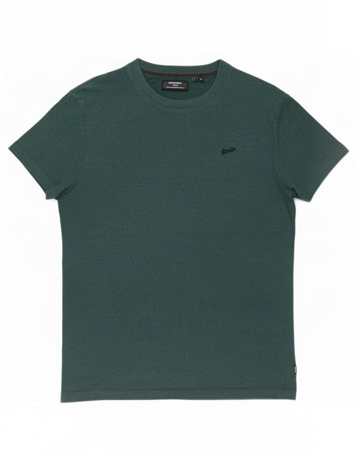 T-shirt da uomo Superdry Top in cotone verde medio