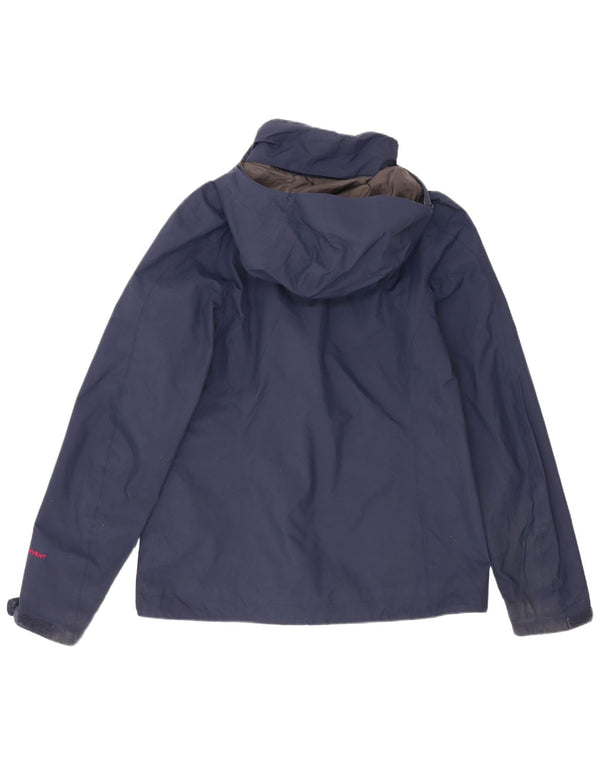 Giacca antipioggia oversize con cappuccio da donna The North Face UK 10 Small Blu Navy