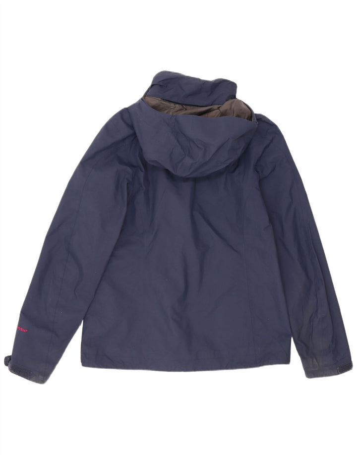 Giacca antipioggia oversize con cappuccio da donna The North Face UK 10 Small Blu Navy