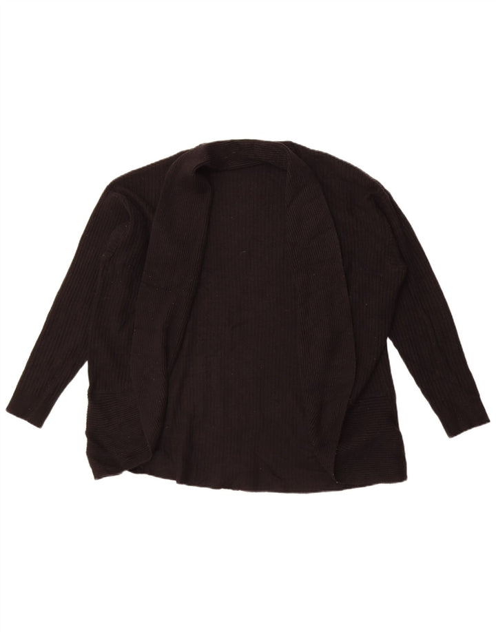 Maglione cardigan aperto Marks & Spencer da donna Per Una UK 16 grande nero