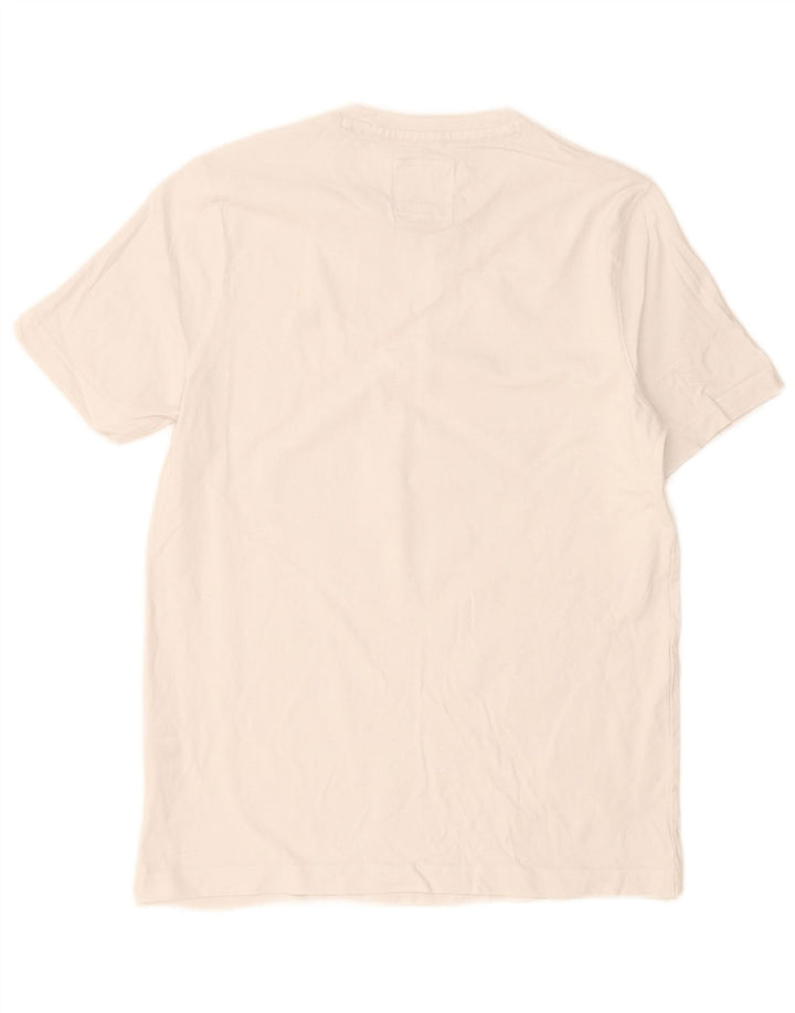 Crew Clothing T-shirt da uomo Top in cotone bianco medio