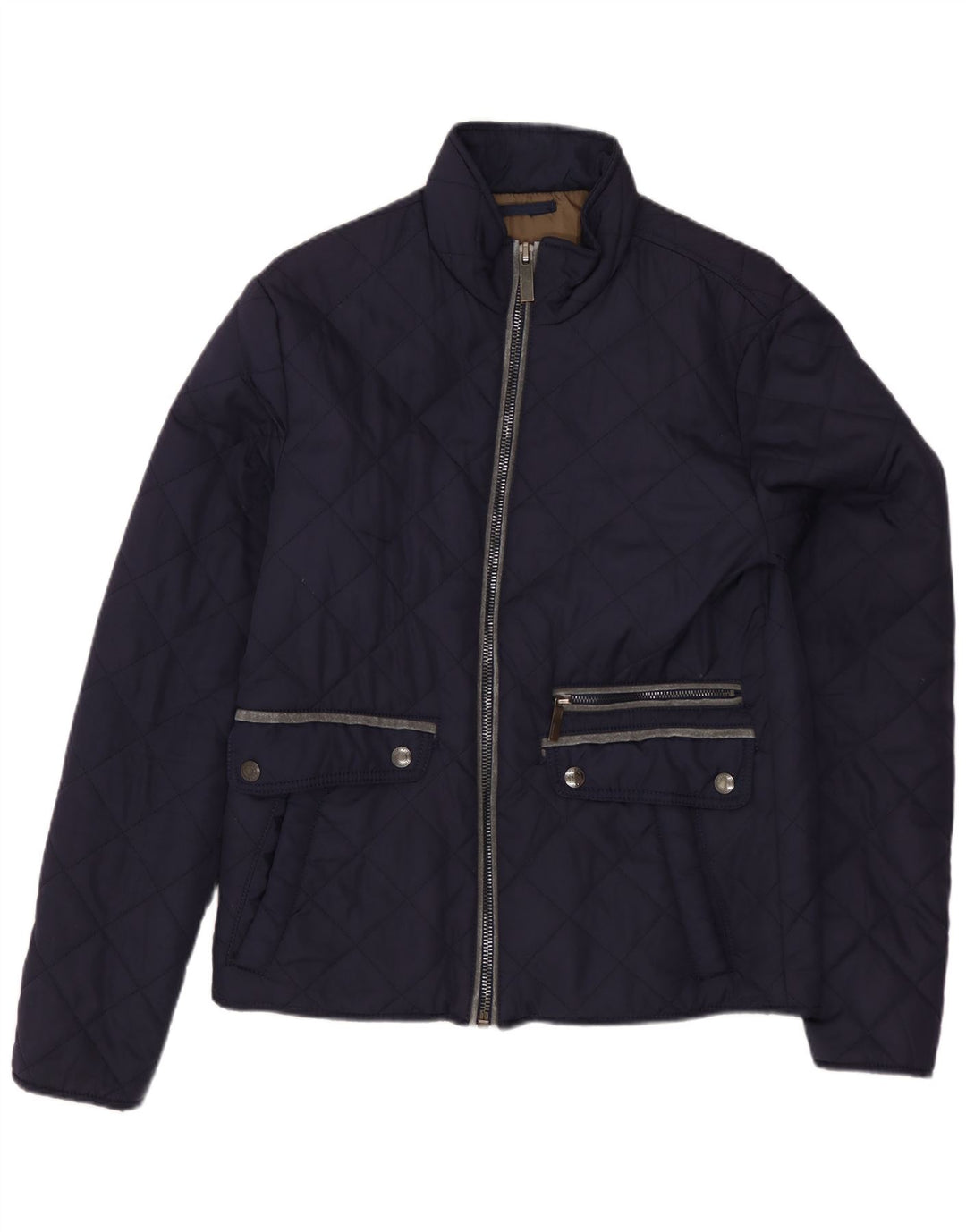 Giacca trapuntata da uomo ZARA UK 36 Small Blu Navy