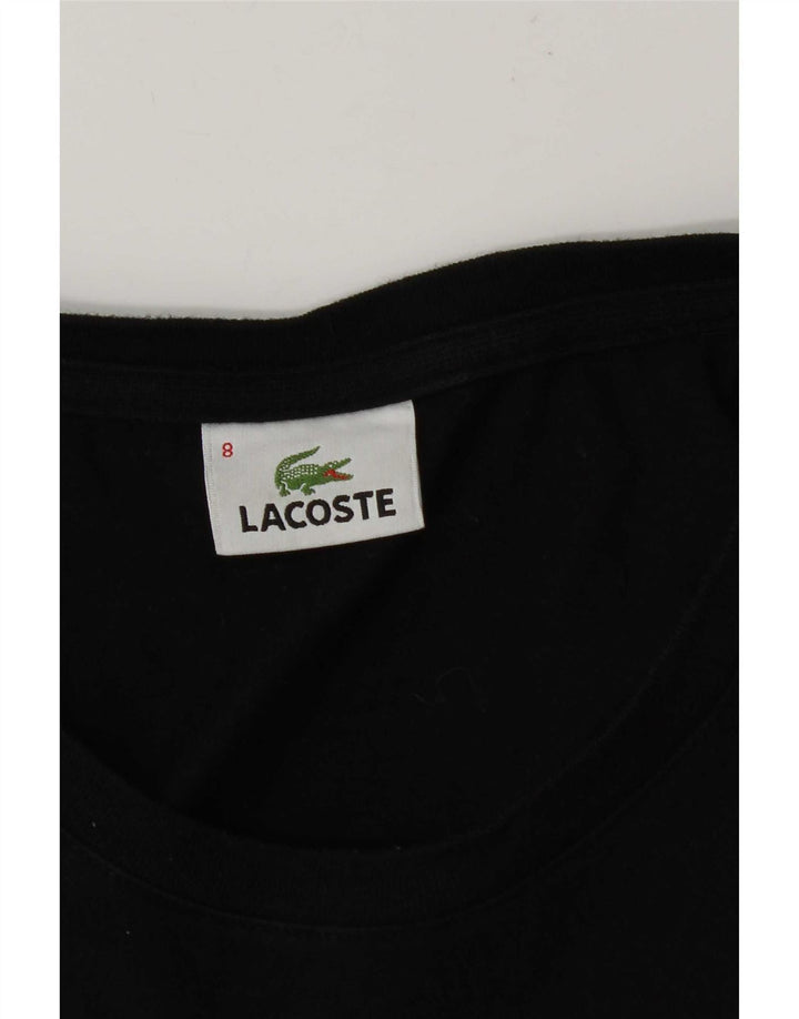 T-shirt da uomo Lacoste taglia superiore 8 3XL nera