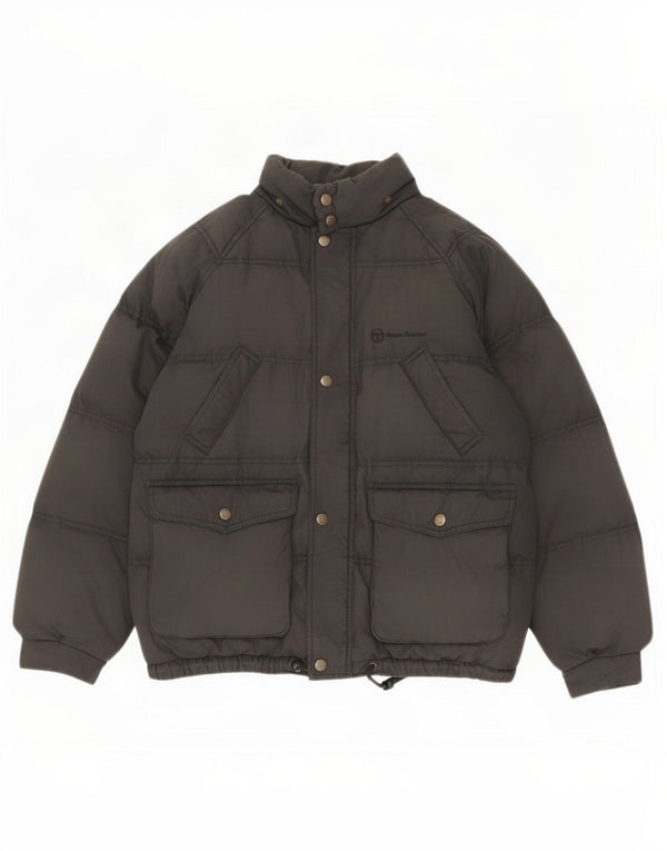 Giacca imbottita da uomo Sergio Tacchini UK 38 media nera in poliammide