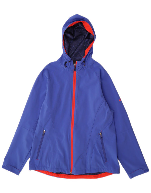 Giacca antipioggia con cappuccio da donna MC Kinley UK 16 grande poliestere blu