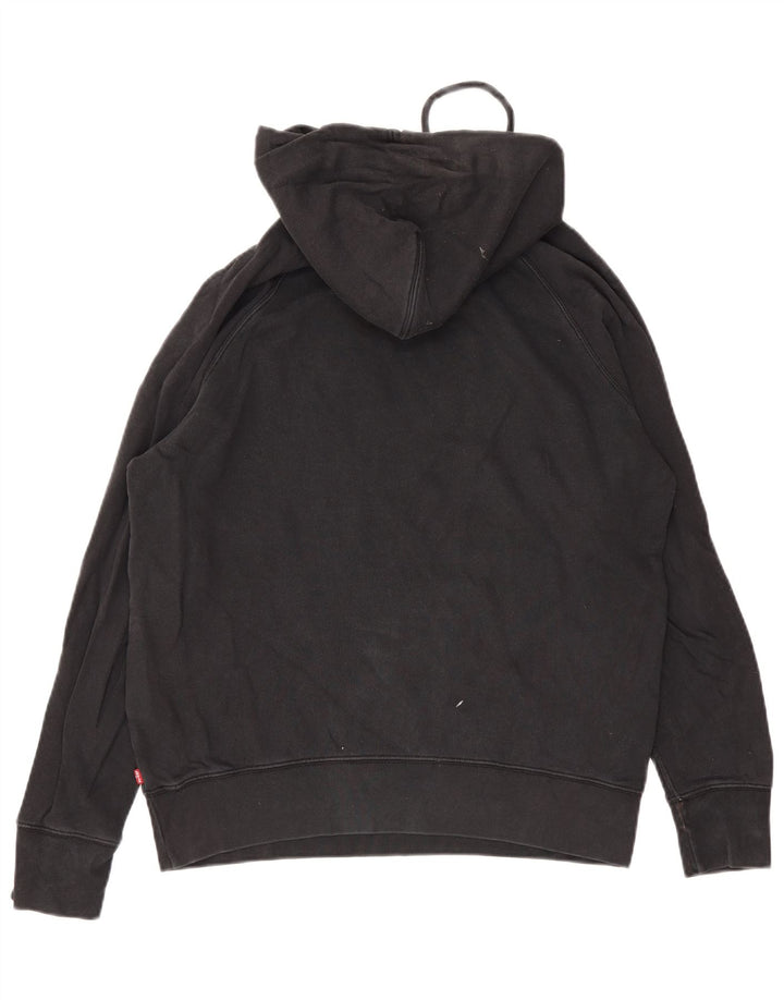 Maglione con cappuccio grafico da uomo Levi's in cotone nero medio