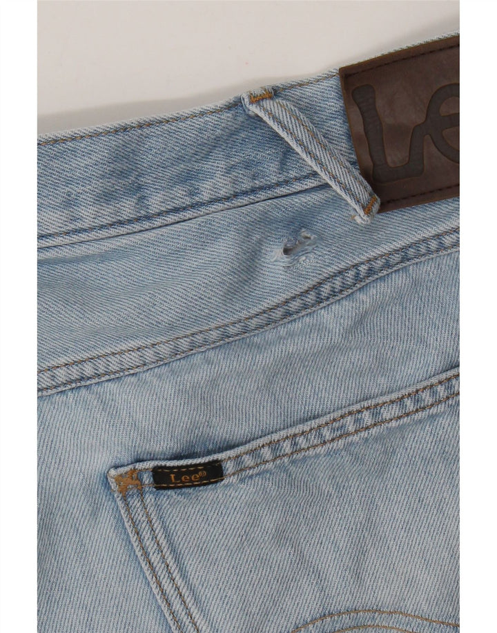 Pantaloncini di jeans da uomo Lee W38 XL in cotone blu