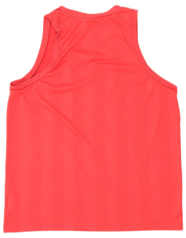 Canotta grafica da uomo ADIDAS grande rossa in poliestere