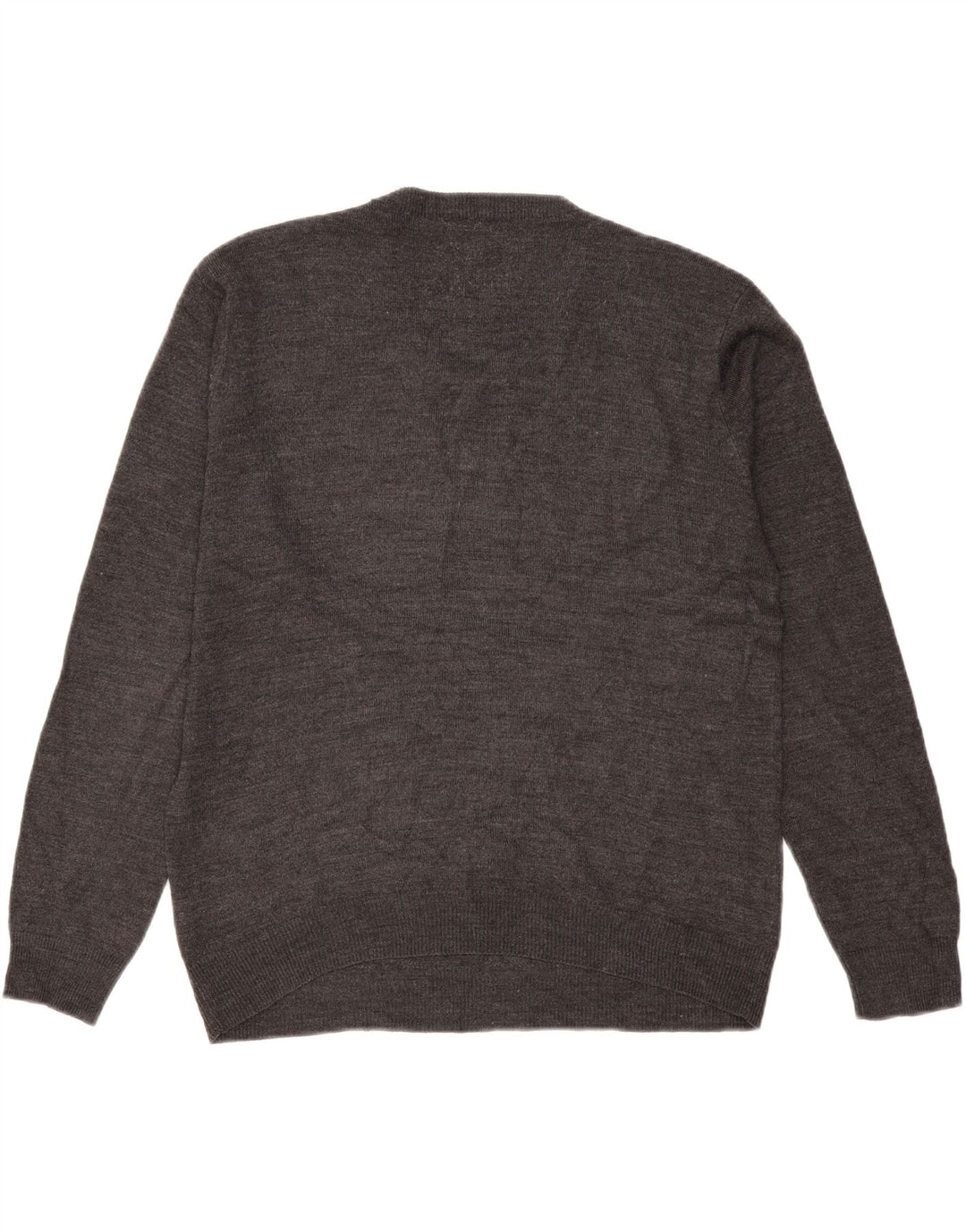 Maglione da uomo con scollo a V Pierre Cardin grande acrilico grigio