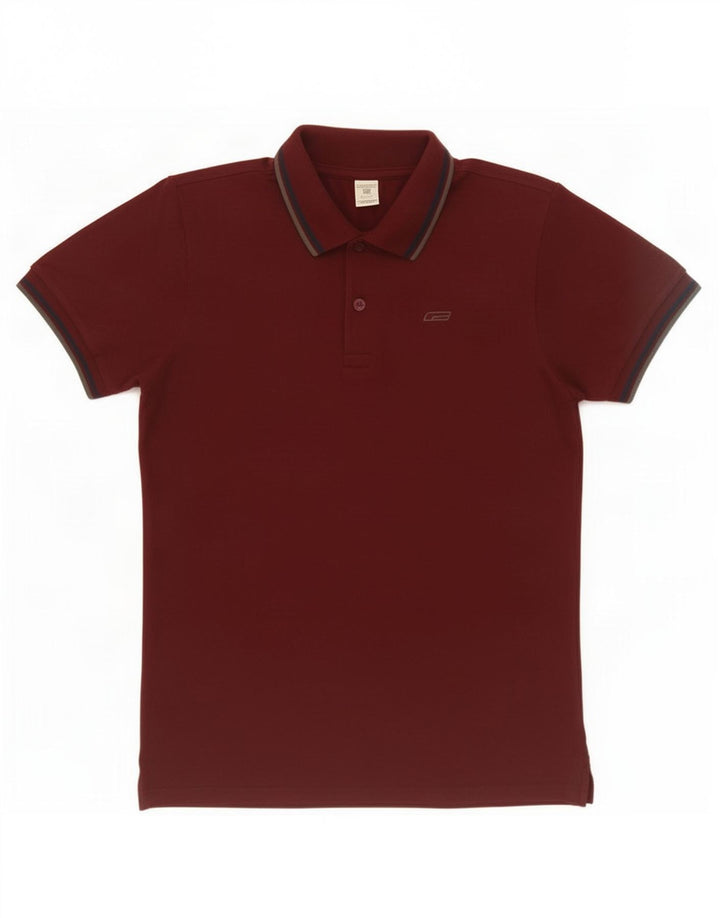 Polo da uomo Jack & Jones grande bordeaux