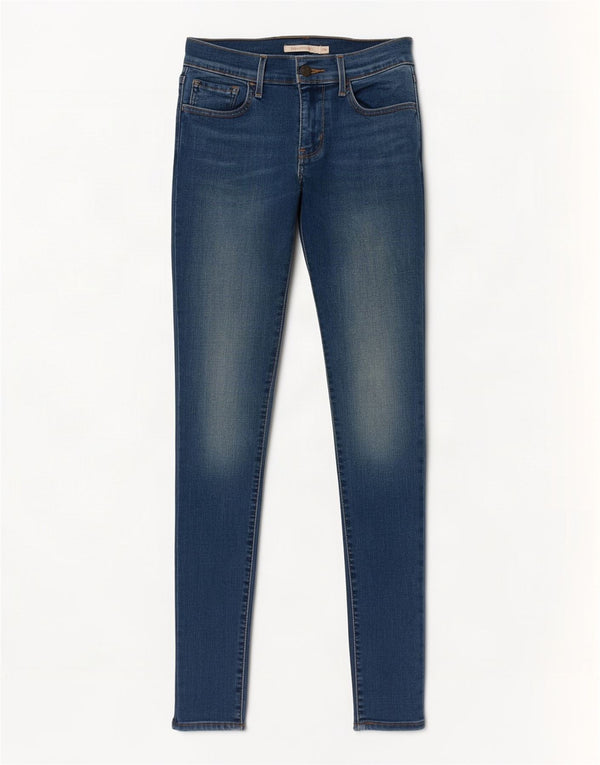 Jeans Levi's da donna 710 super skinny W28 L32 cotone blu