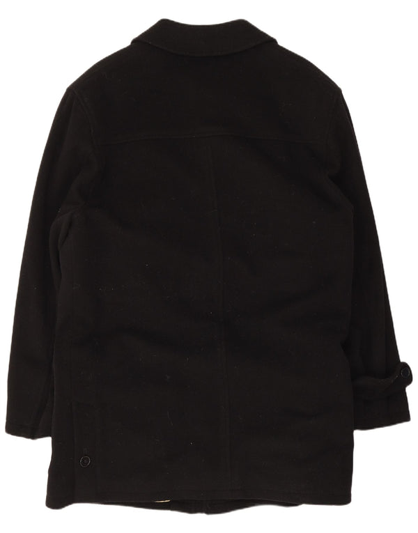 Cappotto Uomo Pierre Cardin IT 50 Large Nero Lana