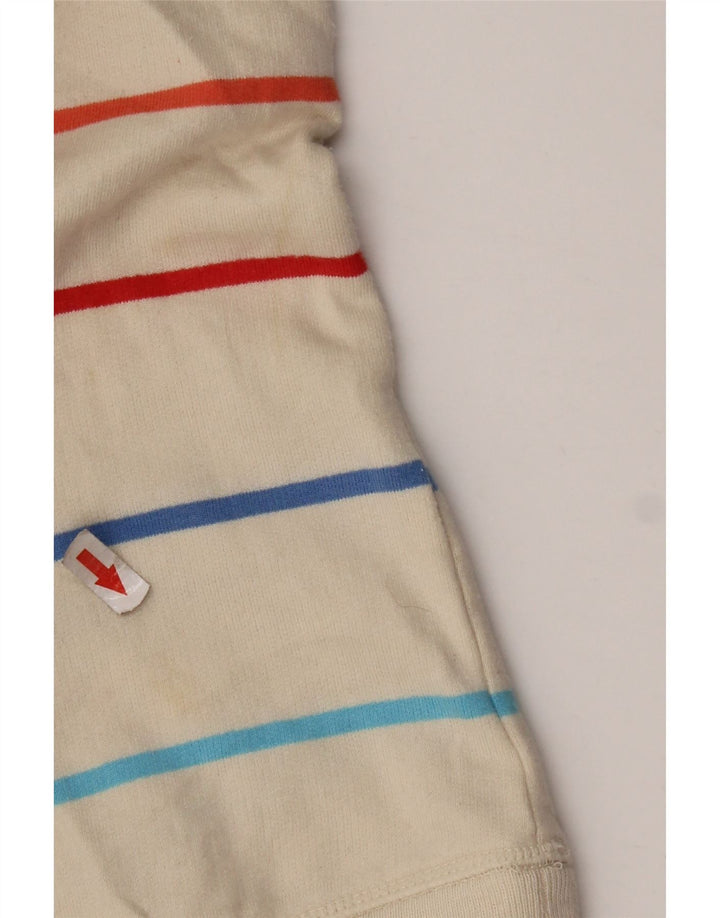 Felpa da donna Marks & Spencer Jumper UK 14 Medium Off White Striped