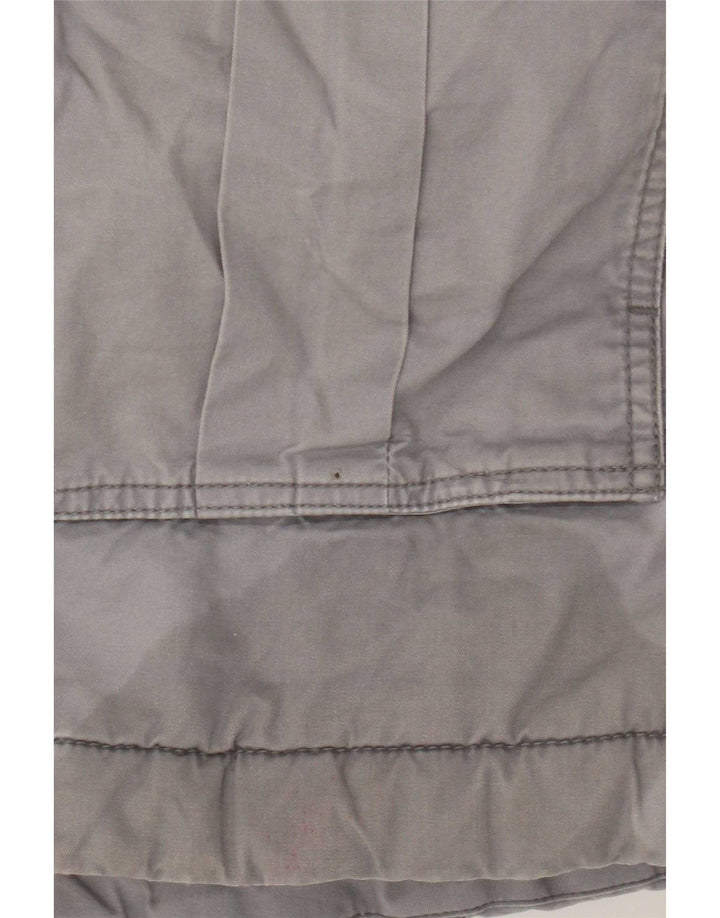 Giacca Parka con cappuccio da donna Gap UK 10 Small Grigio Cotone