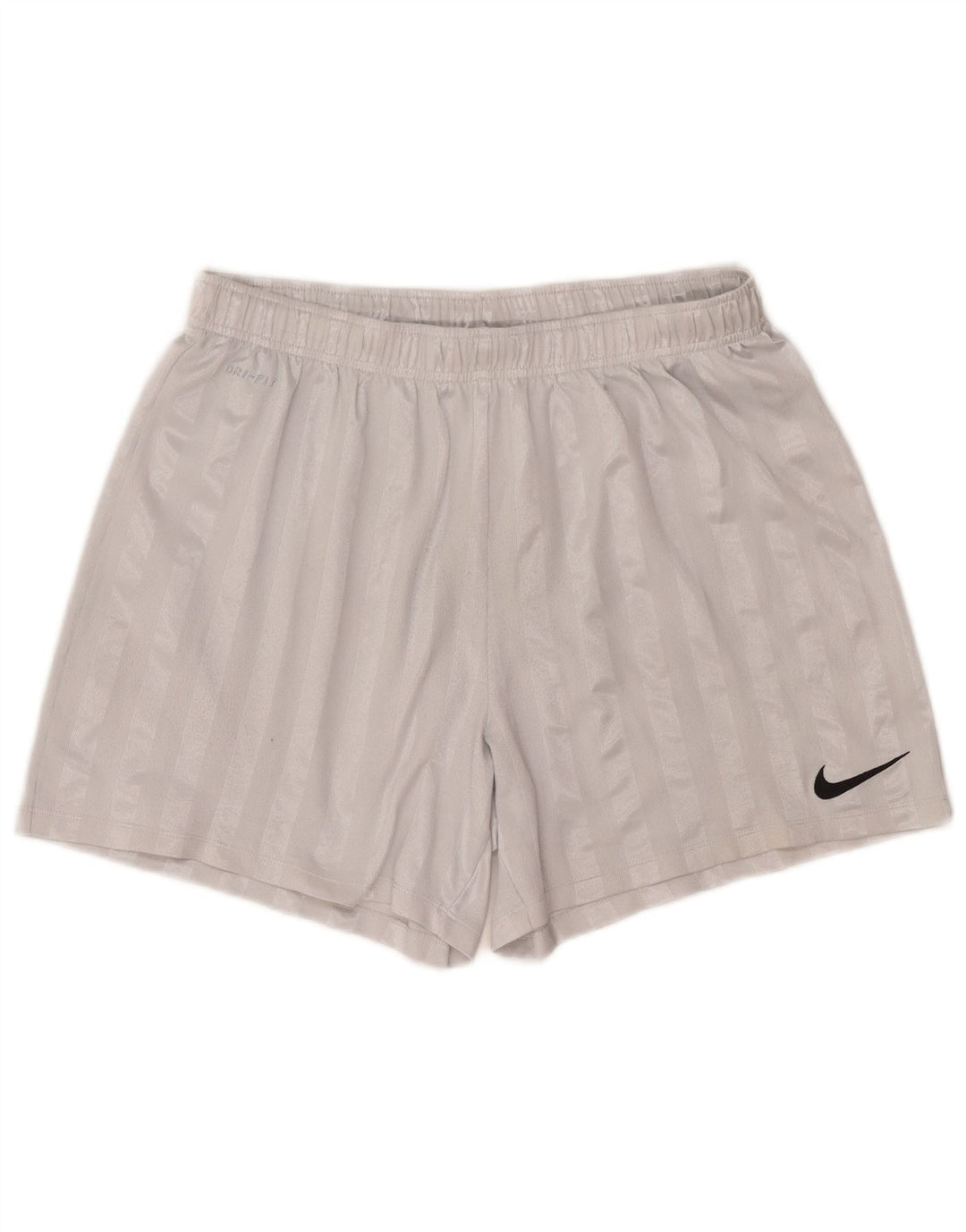 Pantaloncini sportivi Nike Dri Fit da uomo XL in poliestere a righe grigie