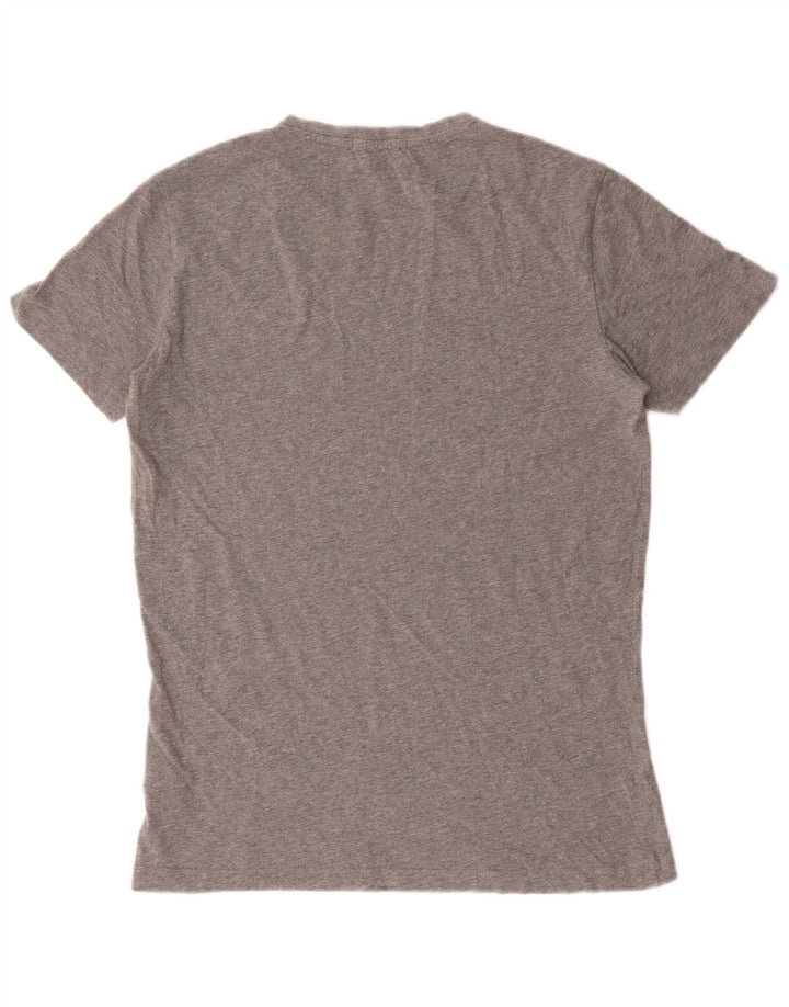 T-shirt da uomo Calvin Klein Jeans Top in cotone grigio medio